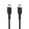 Cable USB Tipo C a Tipo C Trenzado 2m 3A Alta Resistencia y Carga Rápida